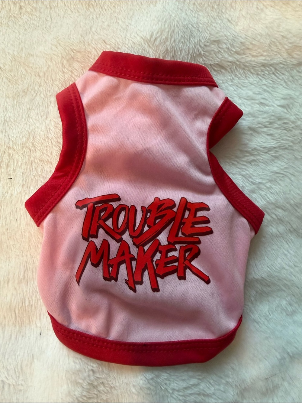 NWT TROUBLEMAKER Dog Cat Shirt XXS See Measurements